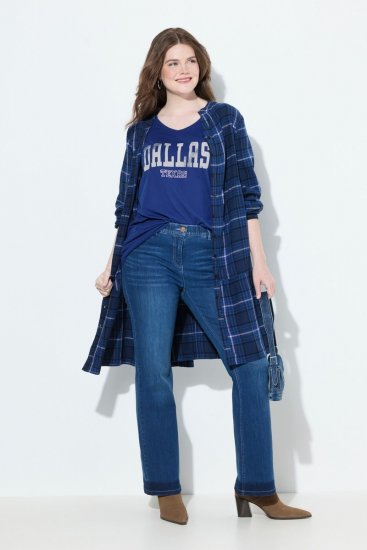Ulla Popken Stretch Fit Bootcut Jeans Blue Denim - Ulla Popken - Ulla Popken Plus Size Tøj