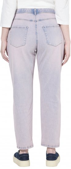 Ulla Popken Dyed Stretch Fit Boyfriend Jeans Light Light Blue Denim - Jeans & Bukser i Store Størrelser – Plus Size - 