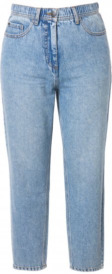 Ulla Popken Lyocell Blend Stretch Fit Jeans Mid Blue Denim - Jeans & Bukser i Store Størrelser – Plus Size - 