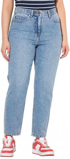 Ulla Popken Lyocell Blend Stretch Fit Jeans Mid Blue Denim - Jeans & Bukser i Store Størrelser – Plus Size - 