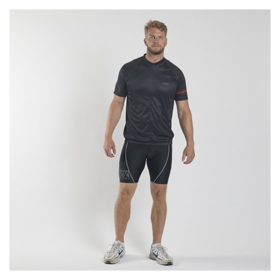 North Latitude Sport Bike Shirt Black - Cykeltøj - 