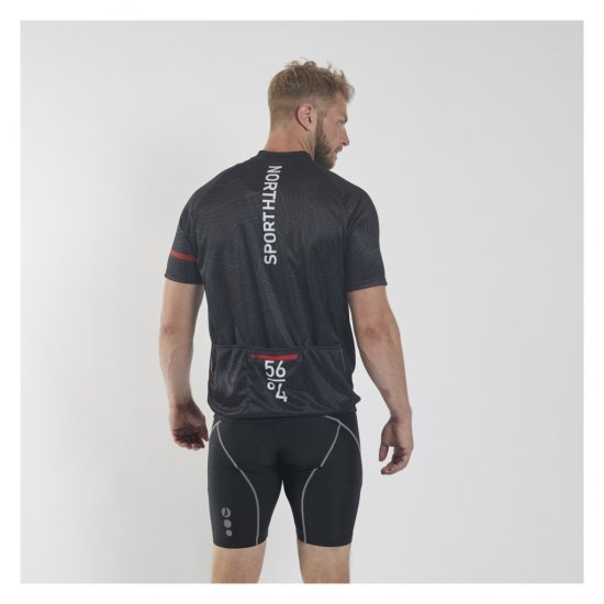 North Latitude Sport Bike Shirt Black - Cykeltøj - 