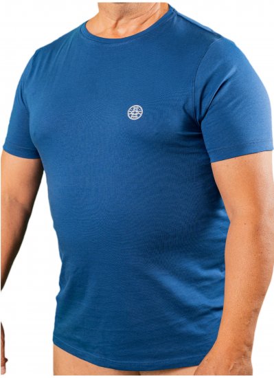 20 Nodi Mezzogiorno Sports T-Shirt Royal Blue - T-shirts - T-shirts i store størrelser - 2XL-14XL