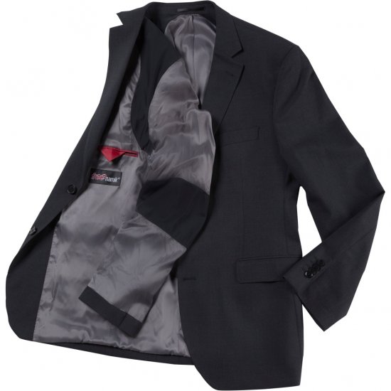 JP1880 Classic Two Button Stretch Suit Jacket Grey - Habitter og blazere - Habitter og jakkesæt i store størrelser
