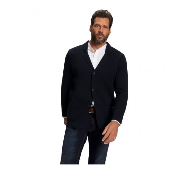 JP1880 Jacket Business Flexnamic Milano Navy - Tøj i store størrelser - Tøj i store størrelser til mænd