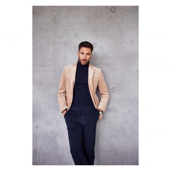 JP1880 Suit Jacket Corduroy Business Sand - Habitter og blazere - Habitter og jakkesæt i store størrelser
