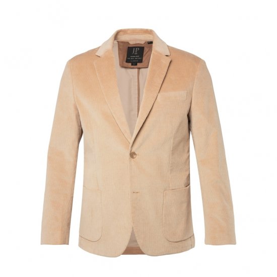 JP1880 Suit Jacket Corduroy Business Sand - Habitter og blazere - Habitter og jakkesæt i store størrelser