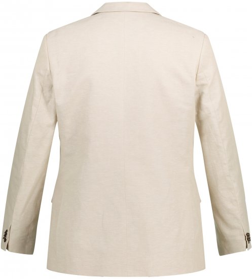 JP1880 Kos Linen Blend Jacket Sand - Habitter og blazere - Habitter og jakkesæt i store størrelser