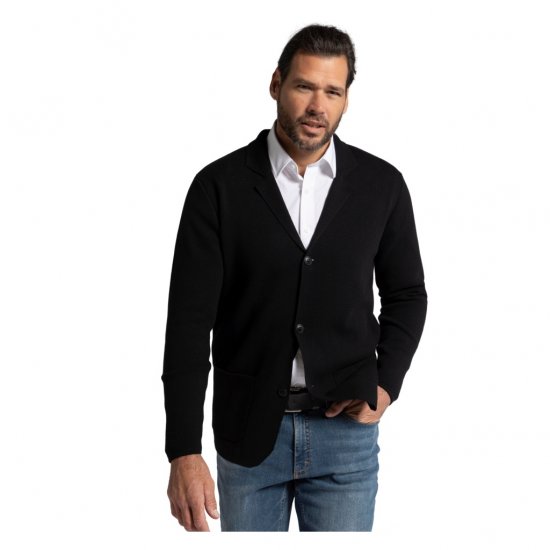 JP1880 Jacket Business Flexnamic Milano Black - Habitter og blazere - Habitter og jakkesæt i store størrelser