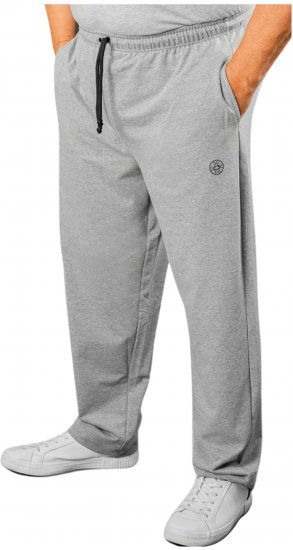 20 Nodi Stretch Fleece Cotton Sports Pants with Enzyme and Soft Touch Treatment Grey - Joggingbukser og shorts - Sweatpants og Sweatshorts 2XL-12XL