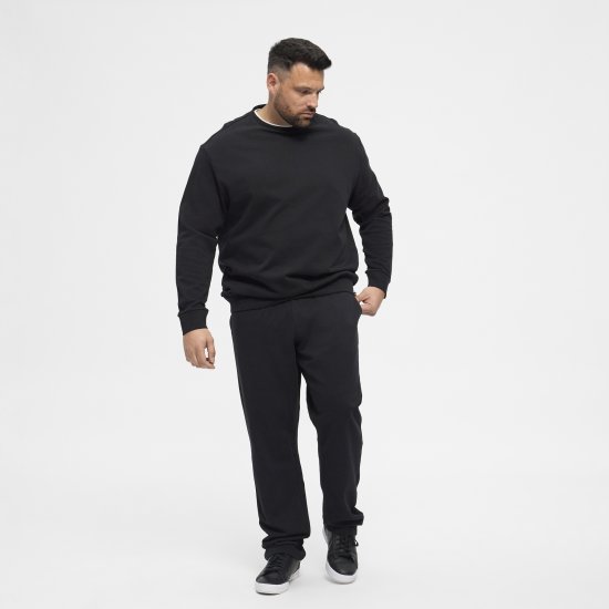 North Latitude Sweatpants Black - Joggingbukser og shorts - Sweatpants og Sweatshorts 2XL-12XL