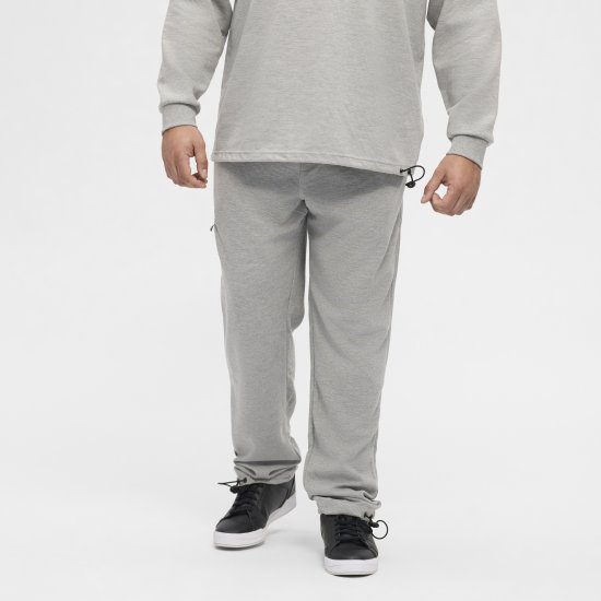 North Latitude Ottoman Sweatpants Mid Grey - Joggingbukser og shorts - Sweatpants og Sweatshorts 2XL-12XL