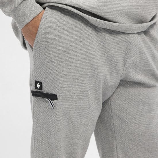 North Latitude Ottoman Sweatpants Mid Grey - Joggingbukser og shorts - Sweatpants og Sweatshorts 2XL-12XL
