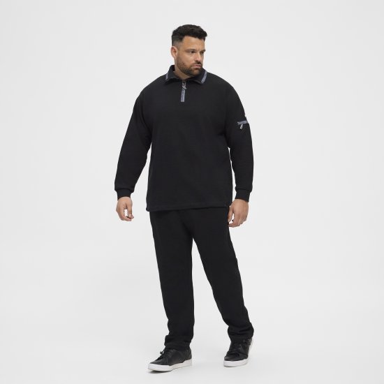 North Latitude Ottoman Sweatpants Black - Joggingbukser og shorts - Sweatpants og Sweatshorts 2XL-12XL