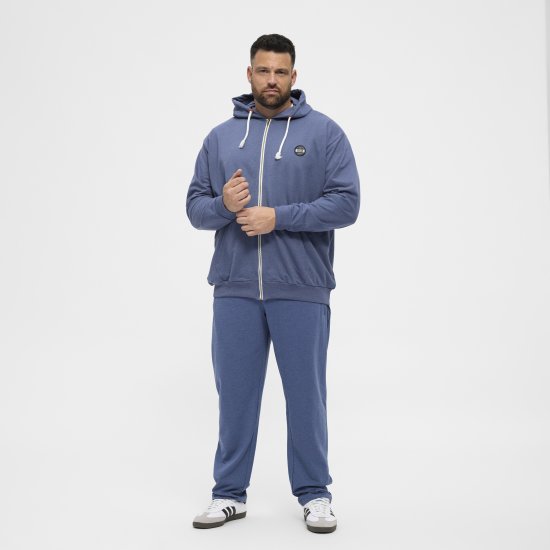 North Latitude Sweat Trousers Blue Melange - Joggingbukser og shorts - Sweatpants og Sweatshorts 2XL-12XL