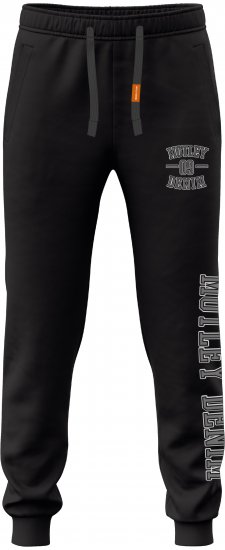 Motley Denim Parma Sweatpants Black - Joggingbukser og shorts - Sweatpants og Sweatshorts 2XL-12XL