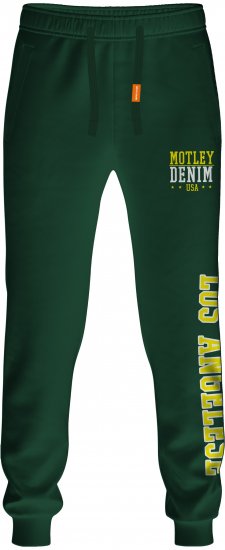 Motley Denim Pisa Sweatpants Racing Green - Joggingbukser og shorts - Sweatpants og Sweatshorts 2XL-12XL