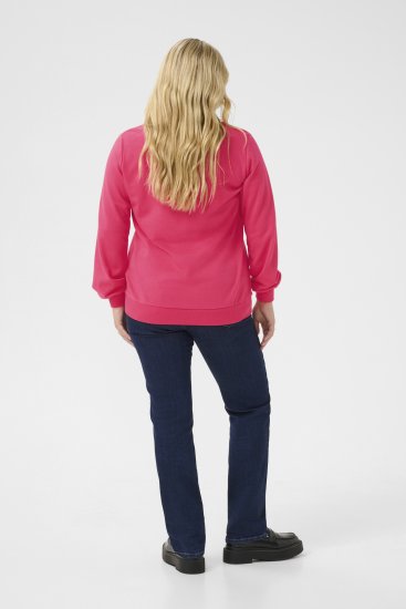 Kaffe Curve Violi Sweatshirt Raspberry Pink - Collegetrøjer - 