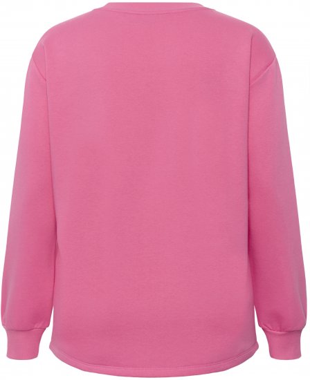 Kaffe Curve Sus Sweatshirt Pink Power - Collegetrøjer - 