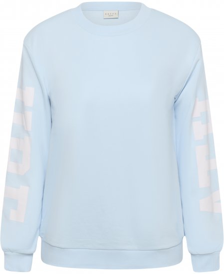 Kaffe Curve Mila Sweatshirt Nantucket Breeze Blue - Collegetrøjer - 