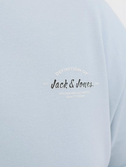 Jack & Jones Brandon Sweatshirt Blue - Trøjer og hættetrøjer - Trøjer og Hættetrøjer i store størrelser - 2XL-14XL