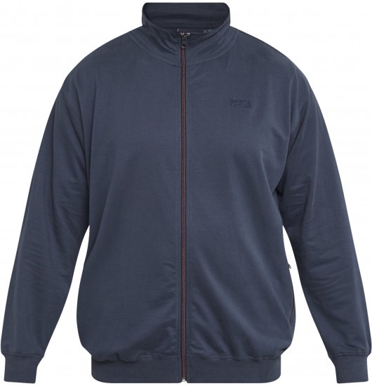North Latitude 61140 Blød Sweatcardigan Marineblå - Trøjer og hættetrøjer - Trøjer og Hættetrøjer i store størrelser - 2XL-14XL