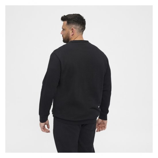 North Latitude Crew Neck Sweatshirt Black - Trøjer og hættetrøjer - Trøjer og Hættetrøjer i store størrelser - 2XL-14XL