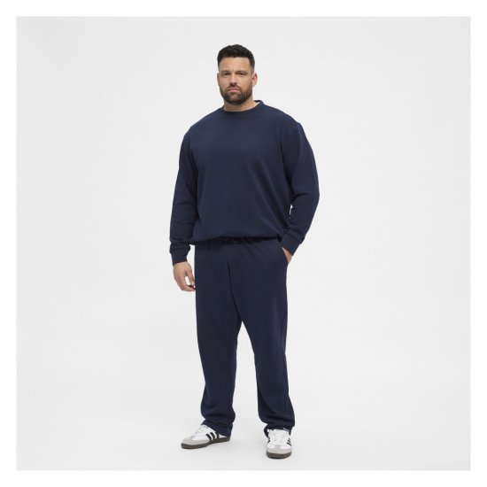 North Latitude Crew Neck Sweatshirt Navy - Trøjer og hættetrøjer - Trøjer og Hættetrøjer i store størrelser - 2XL-14XL