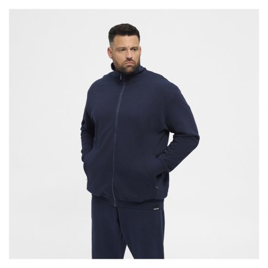 North Latitude Full-Zip Sweatshirt Navy Blue - Trøjer og hættetrøjer - Trøjer og Hættetrøjer i store størrelser - 2XL-14XL