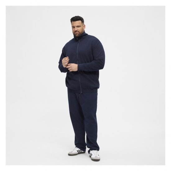 North Latitude Full-Zip Sweatshirt Navy Blue - Trøjer og hættetrøjer - Trøjer og Hættetrøjer i store størrelser - 2XL-14XL