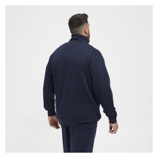 North Latitude Full-Zip Sweatshirt Navy Blue - Trøjer og hættetrøjer - Trøjer og Hættetrøjer i store størrelser - 2XL-14XL