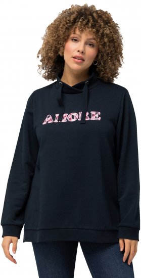 Ulla Popken Amore Sweatshirt Navy - Hættetrøjer og sweatshirts - 