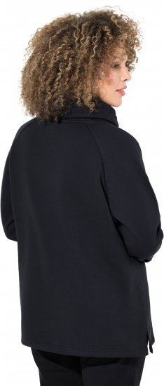 Ulla Popken Sparkling Candy Cane Graphic Sweatshirt Black - Hættetrøjer og sweatshirts - 