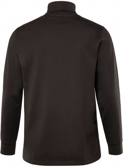 JP1880 Turtleneck Sweatshirt Long Sleeve Dark Brown - Trøjer og hættetrøjer - Trøjer og Hættetrøjer i store størrelser - 2XL-14XL