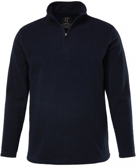 JP1880 Fleece Half-Zip Ultralight Navy - Trøjer og hættetrøjer - Trøjer og Hættetrøjer i store størrelser - 2XL-14XL