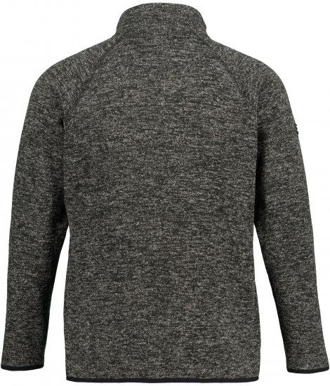 JAY-PI Knitted Fleece Jacket Gray - Jakker - Jakker i store størrelser, 2XL- 12XL