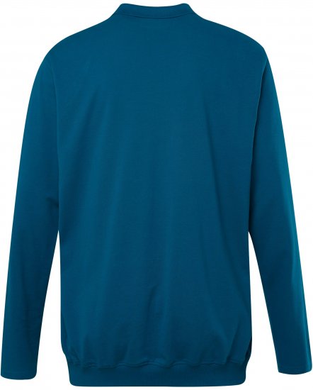 JP1880 Polo Shirt Long Sleeve Blue - Polotrøjer - Polotrøjer 2XL-8XL