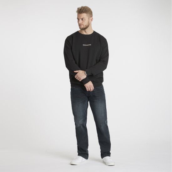 North Latitude Denim Logo Sweatshirt Black TALL - TALL trøjer - 
