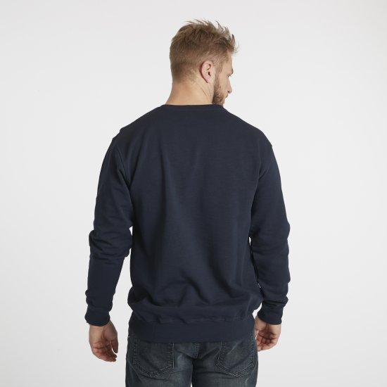North Latitude Denim Logo Sweatshirt Navy Blue TALL - TALL trøjer - 