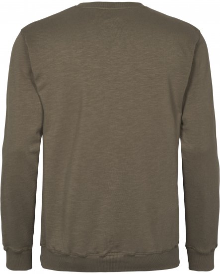 North Latitude Denim Logo Sweatshirt Dusty Olive Green TALL - TALL trøjer - TALL sweatshirts til høje mænd