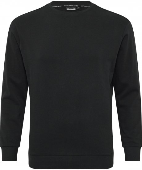 North Latitude Crew Neck Sweatshirt Black - Trøjer og hættetrøjer - Trøjer og Hættetrøjer i store størrelser - 2XL-14XL
