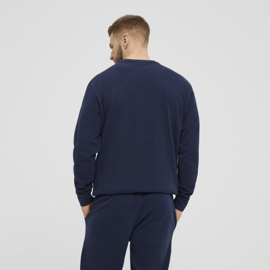 North Latitude Denim Crew Neck Sweatshirt Navy Blue TALL - TALL trøjer - 