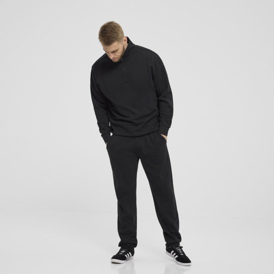 North Latitude Denim Half-Zip Sweatshirt Black TALL - TALL trøjer - 