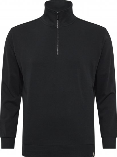 North Latitude Denim Half-Zip Sweatshirt Black - Trøjer og hættetrøjer - Trøjer og Hættetrøjer i store størrelser - 2XL-14XL