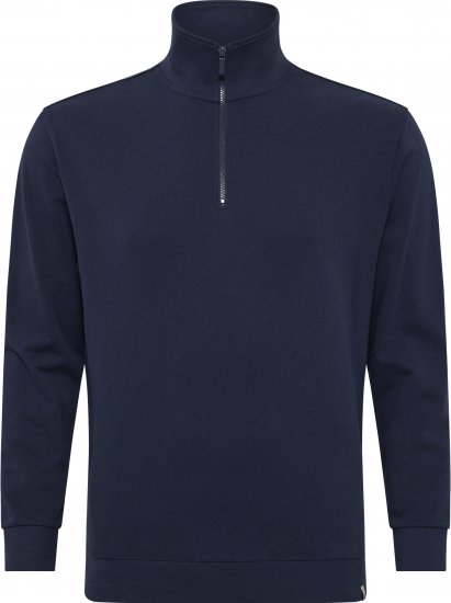 North Latitude Denim Half-Zip Sweatshirt Navy Blue TALL - TALL trøjer - 