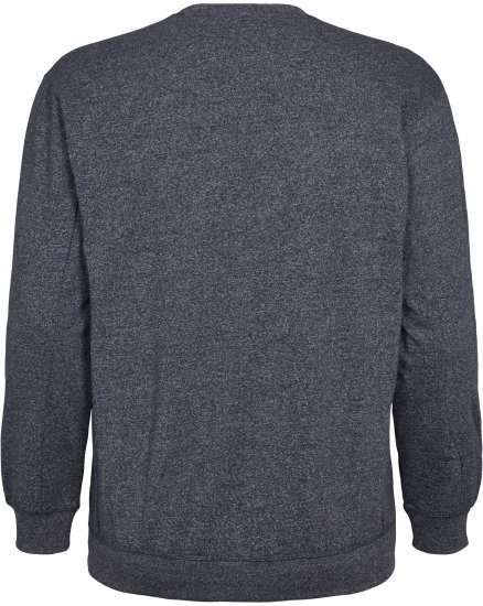North Latitude O-Neck Sweatshirt Blue Melange TALL - TALL trøjer - 