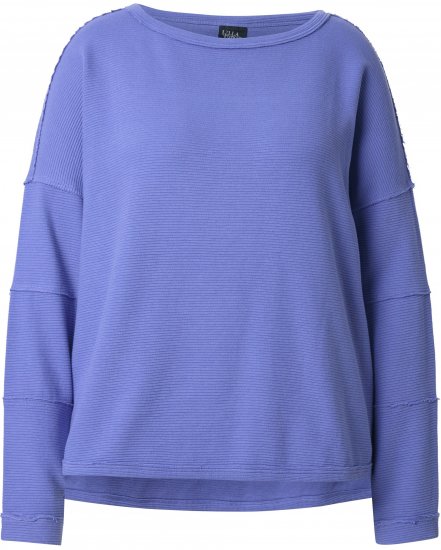 Ulla Popken Inverted Seam Long Sleeve Sweatshirt Lavender - Hættetrøjer og sweatshirts - Bløde sweatshirts, hoodies & strik