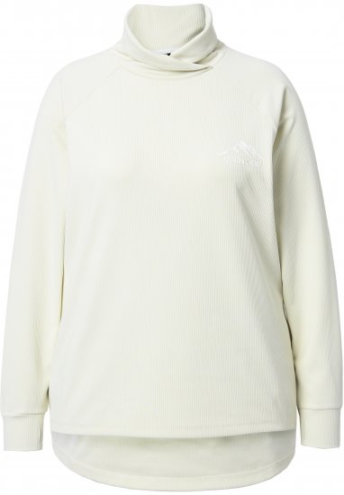 Ulla Popken Antibacterial Sporty Fit Sweatshirt Taupe - Hættetrøjer og sweatshirts - 