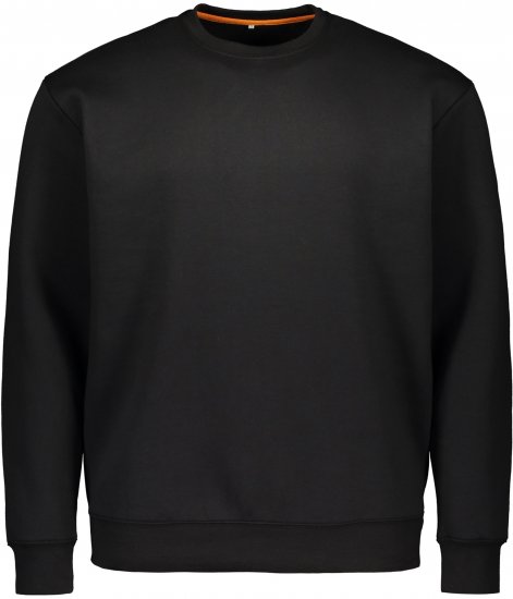 Big Bones Zack Sweatshirt Black - Trøjer og hættetrøjer - Trøjer og Hættetrøjer i store størrelser - 2XL-14XL