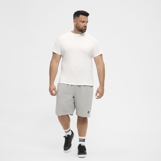 North Latitude Ottoman Sweatshorts Mid Grey - Joggingbukser og shorts - Sweatpants og Sweatshorts 2XL-12XL